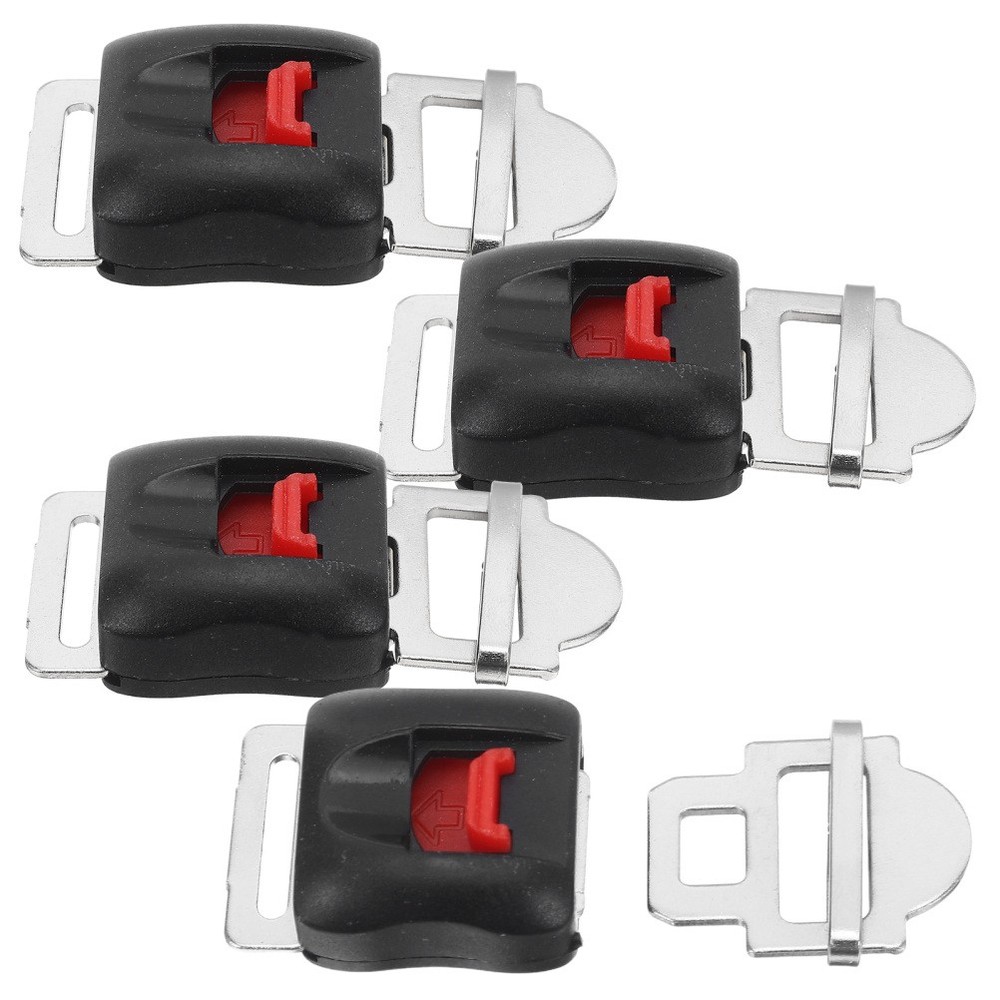 4 Pcs Universal Motorcycle Chin Strap Quick Release Buckle Replacement