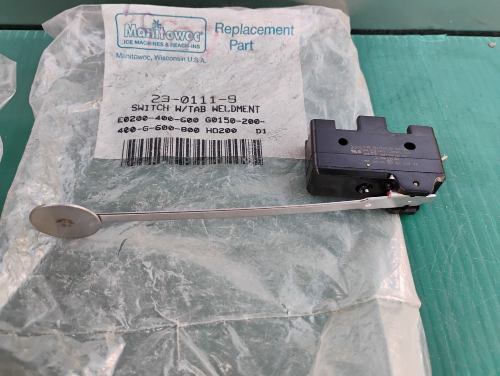 Manitowoc 23-0111-9 Ice Machine Switch With Tab Weldment