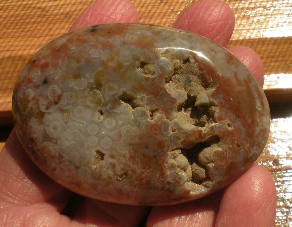 Ocean Jasper Palm Stone sc687n