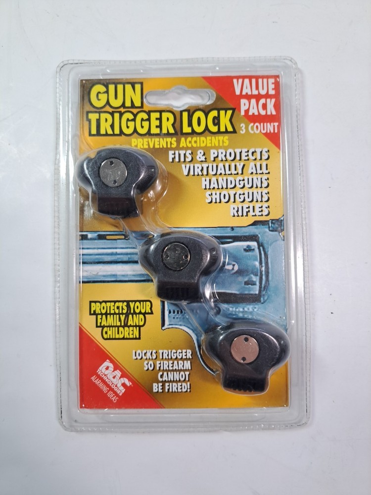 DAC Gun Trigger Lock 3 Count Model #TVP095