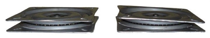 SWIVEL PLATE 7” Square, 3° Pitch With Memory Return Spring
