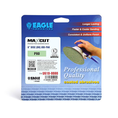 Eagle Abrasives 6” Maxcut PSA Discs
