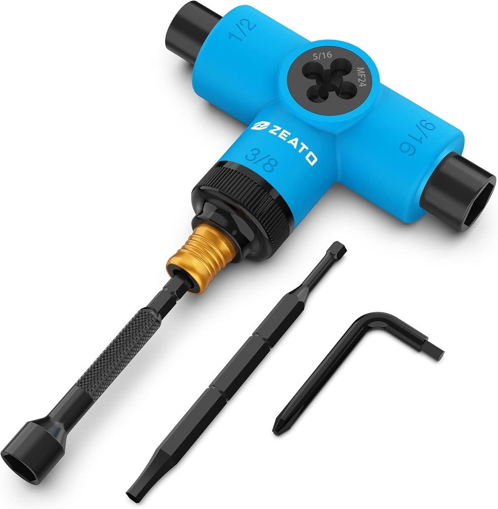 Skate Tool Multi Function T Tool Allen Key Phillips Screwdriver