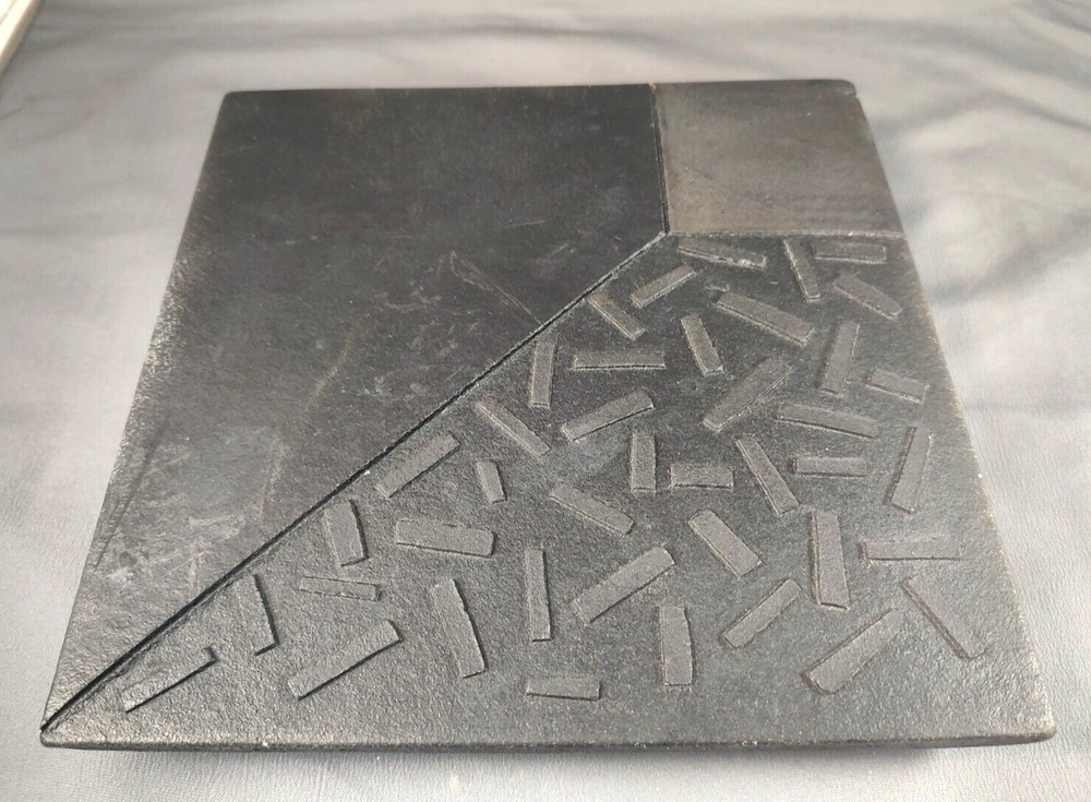 Lot of Three (3) Nell Devitt Signed Studio Art Clay Tiles