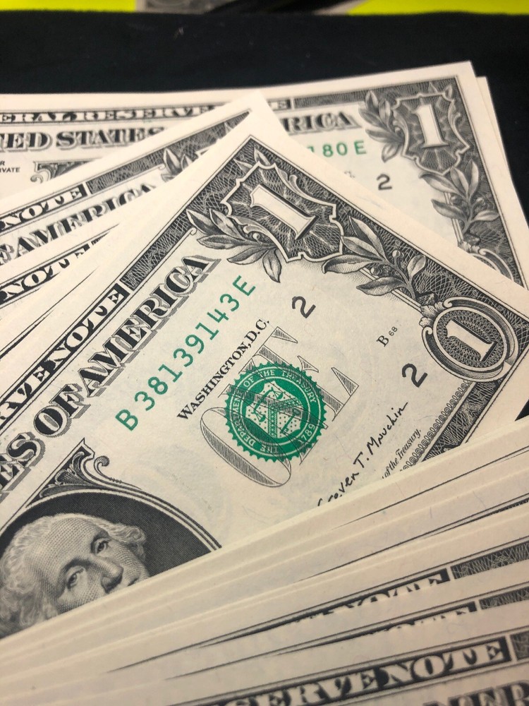 $1 2017 1 B - E BLOCK (w) New York CU. From A Pack