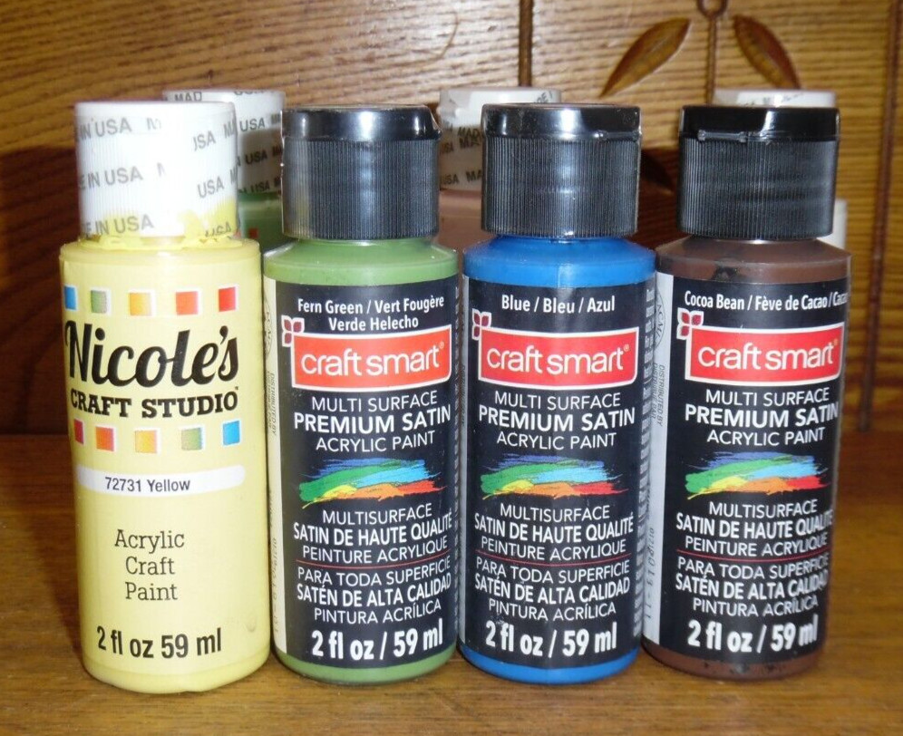 Assorted Craft Acrylic Paints - Craft Smark Nicoles