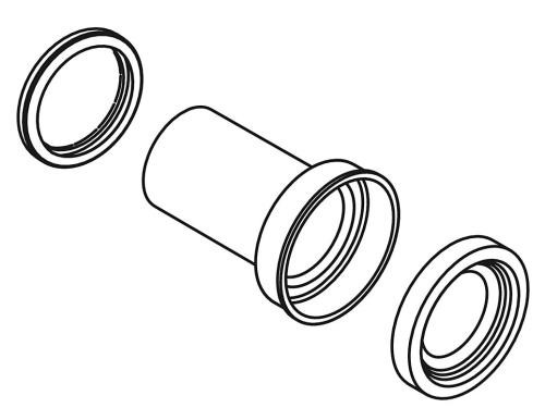 Kohler 1155520 Straight Outlet Pipe System