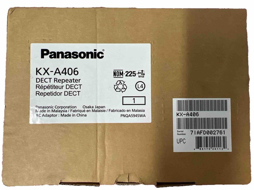 Panasonic KX-A406 Wireless Repeater - New