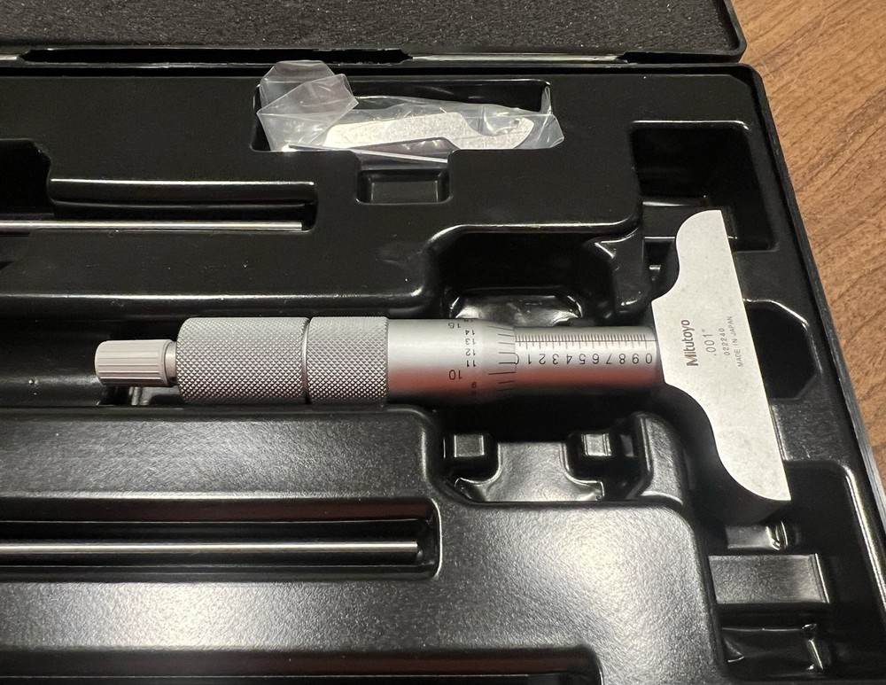 Mitutoyo 129-127 Depth Micrometer 0 - 4" Range