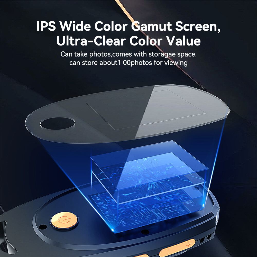 Handheld Macro Microscope Digital Fixed Focus 200w Pixel, 500x Magnification