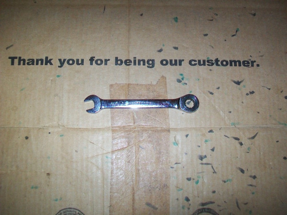 Master Grip 7/16 Ratcheting Combination Wrench 12 Point