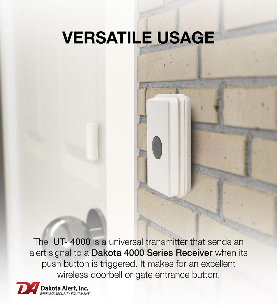 UT-4000, Universal Transmitter for Wireless Home Security white