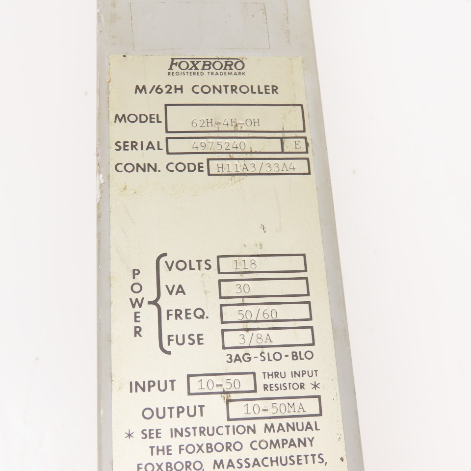 Foxboro 62H-4E-OH M/62H Controller