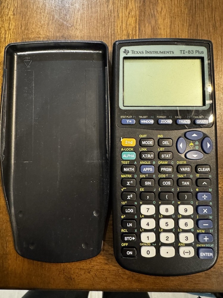Pre Owned TI-83 Plus Texas Instruments Calculator **Untested