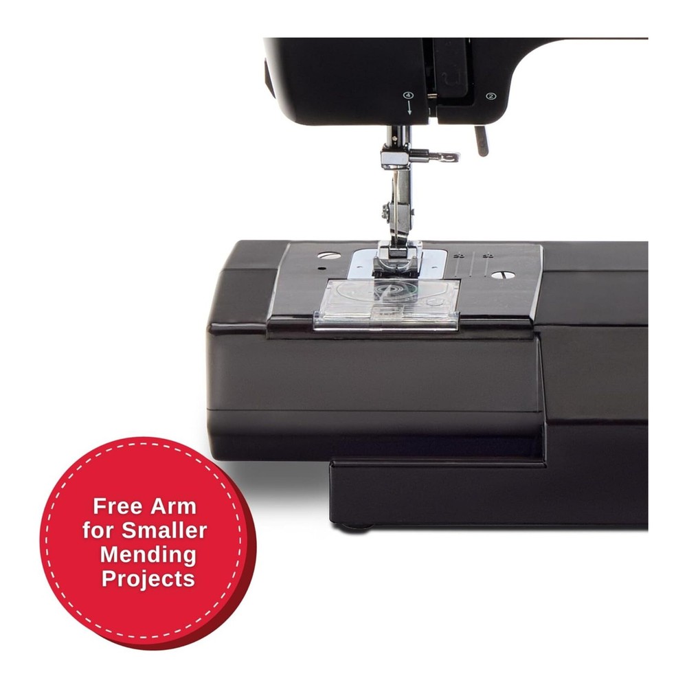 SINGER M1000 Mending Machine 32 Stitch Applications LED Light (Black)