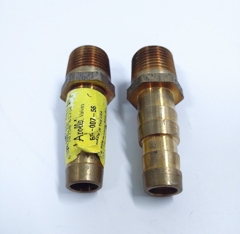 Apollo 65-007-56, Marine Bronze Adapter Fitting 1/2'' - 2 Pack