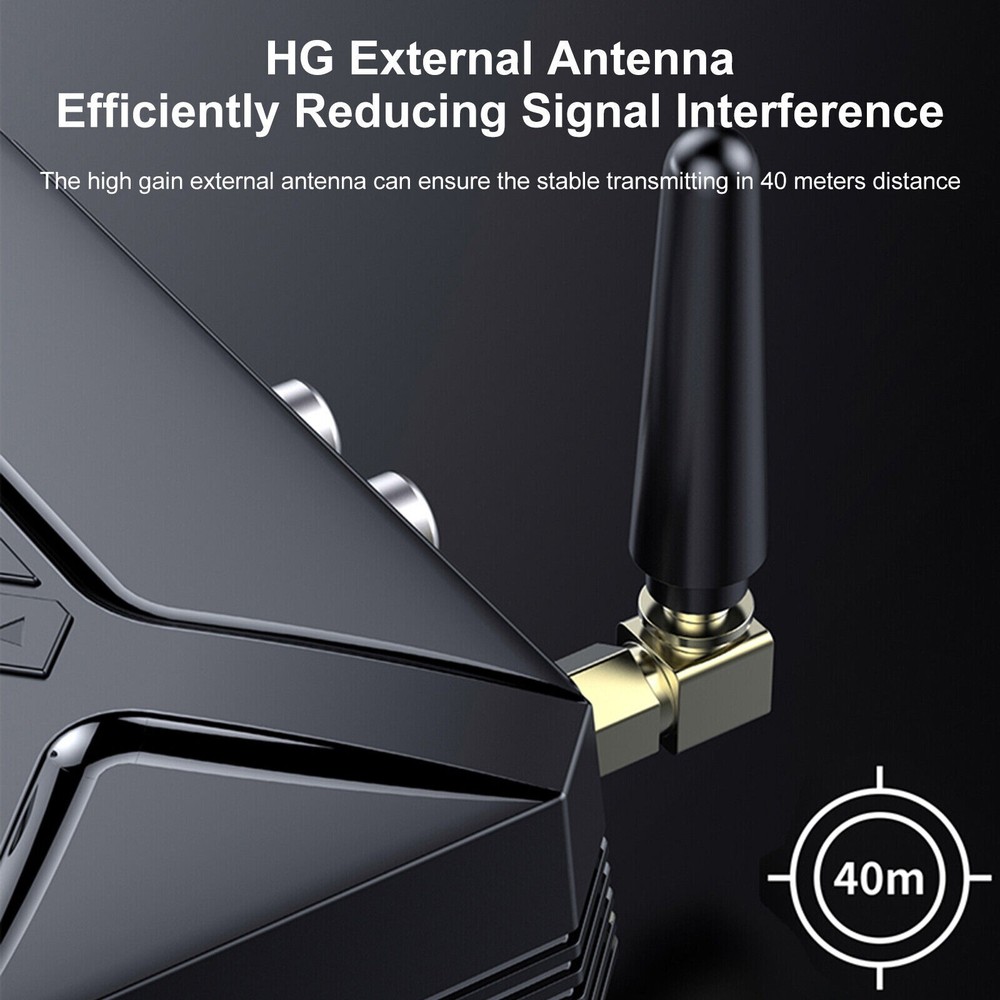 Portable Wireless Bluetooth Transceiver Long Range Bluetooth 5.0 Audio Adapter