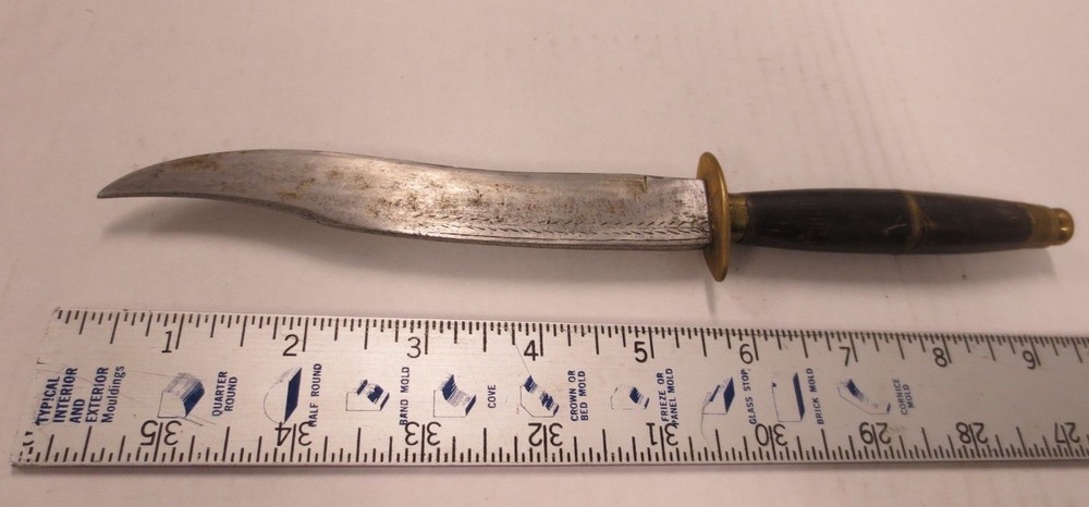 Vintage Handmade Fixed Blade Knife 5 1/2" Blade