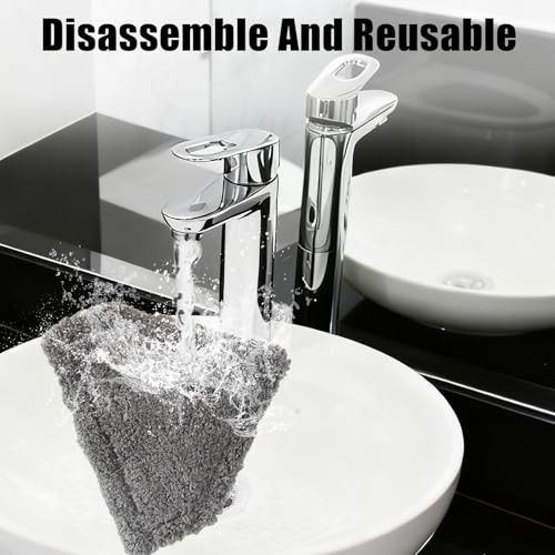 Windshield Squeegee Car Cleaning Tool, Equipped with 4 Reusable and Washable