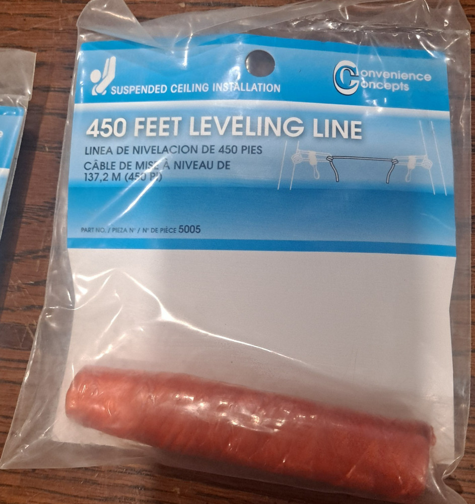 2-450ft Suspend Ceiling Installation Ceiling Leveling Line, Convenience Concepts