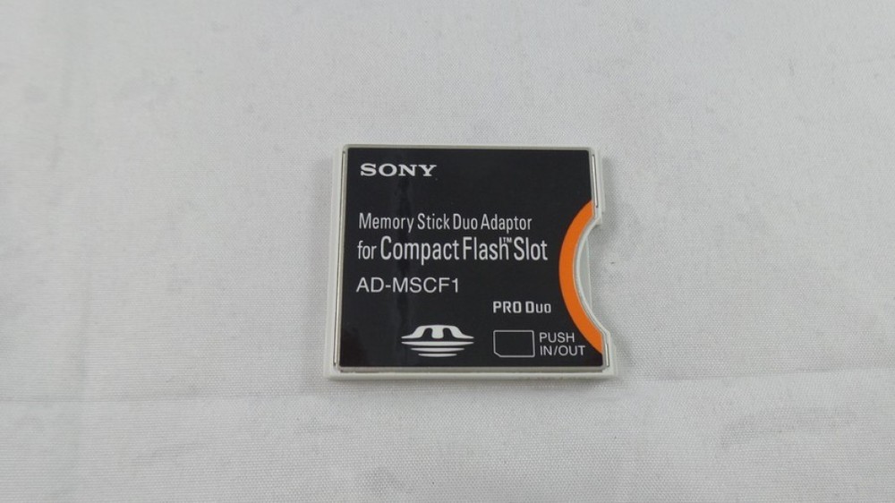 Sony AD-MSCF1 Memory Stick Duo Adapter for Compct Flash