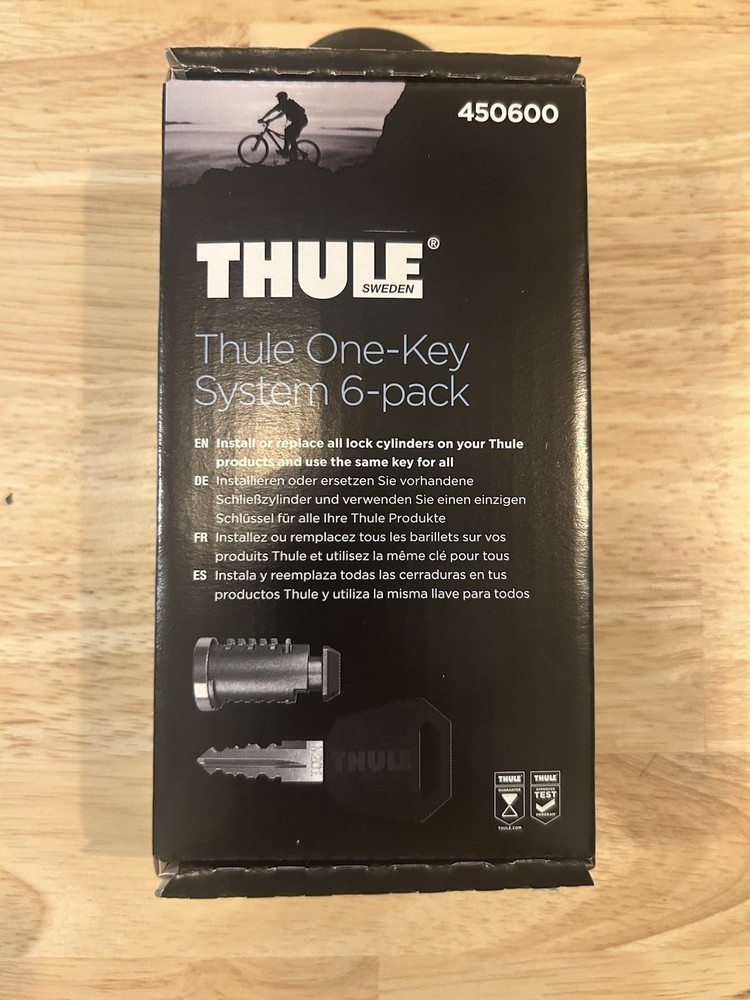 Thule 450600 One-Key Lock System - 6 Pack