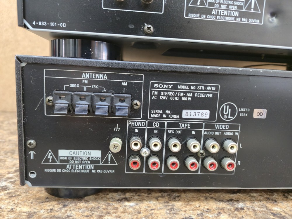 sony true HI-FI Stereo Components system w/remote SERVICED Fully Functional