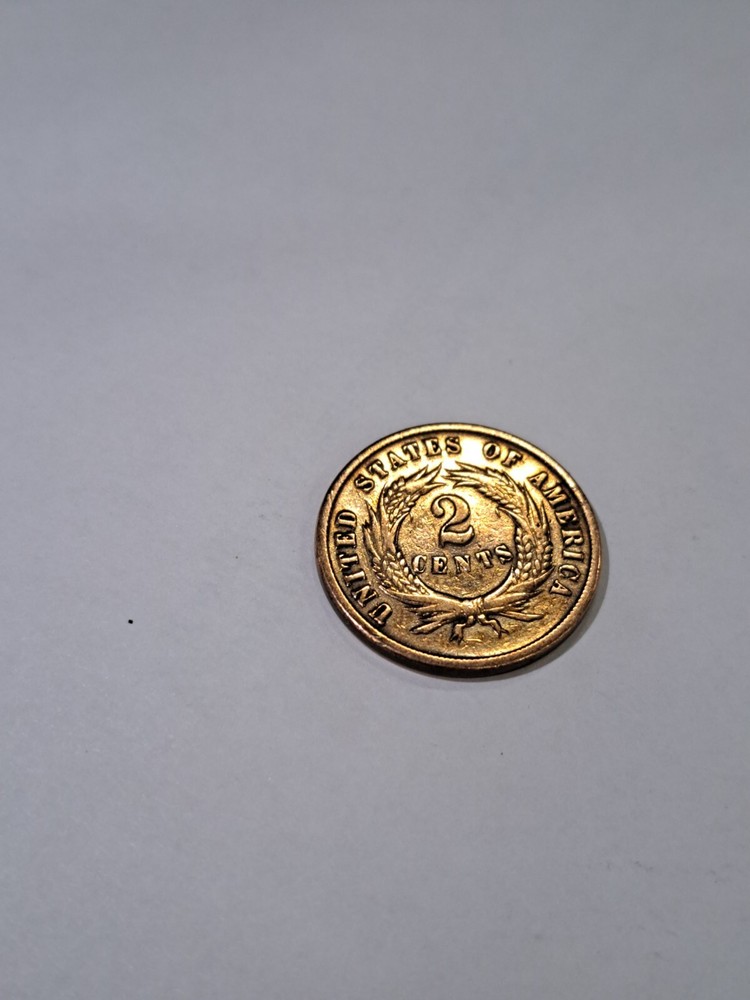 1871 2 cent piece Great luster