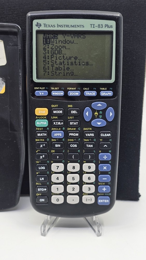 Texas Instruments TI-83 Plus Handheld Graphing Calculator With Slide Cover