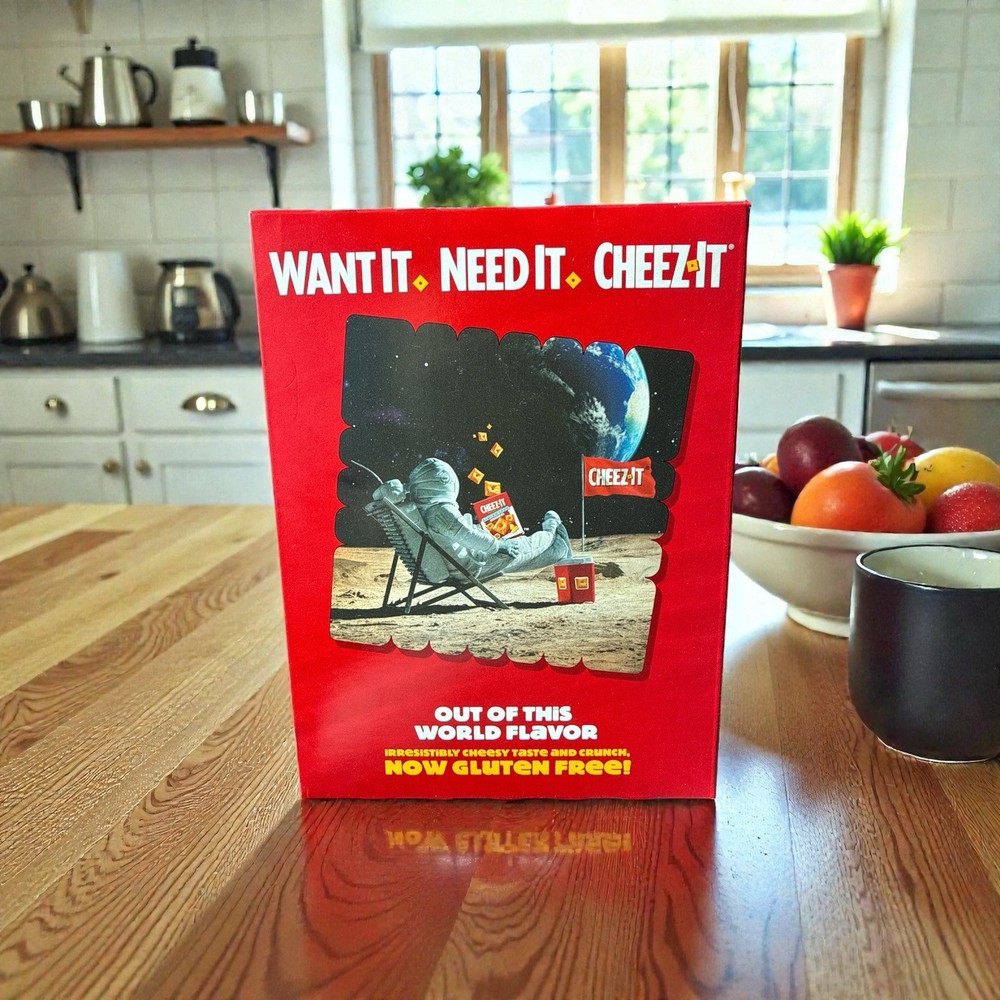 GLUTEN FREE CHEEZ-IT 4 BOXES Original Cheese Crackers NIB