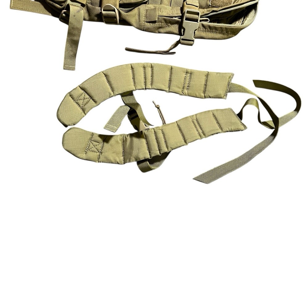 BACKPACK TREKKING COYOTE BROWN NYLON Canvas Hydration Holder