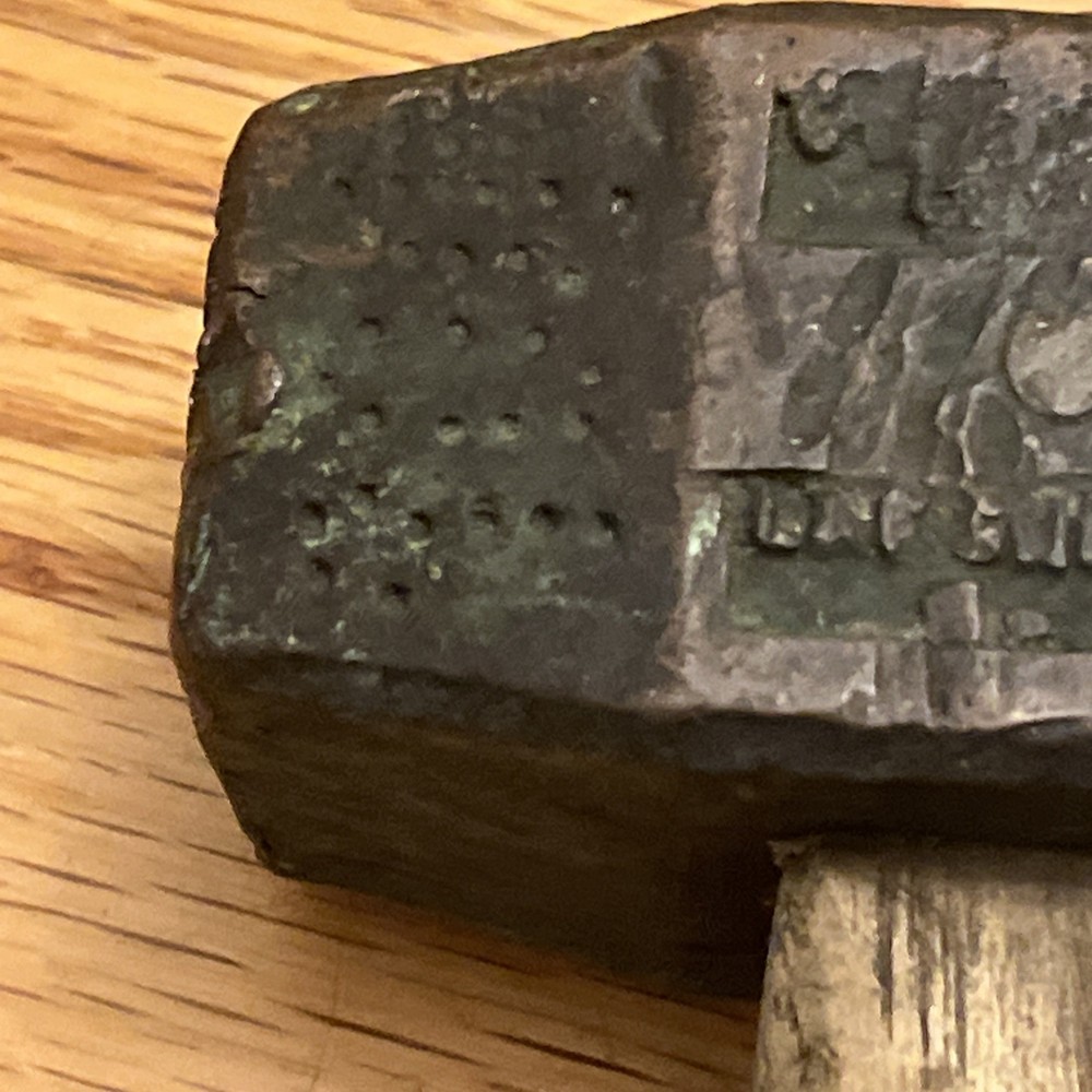 Custanite Copper Hammer Non-sparking Copper Brass Soft Faced Mallet