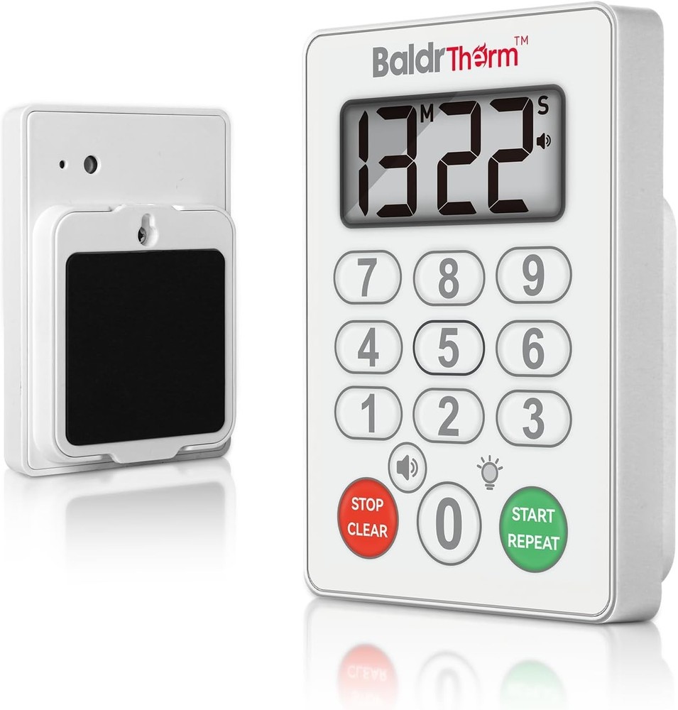 BaldrTherm Digital Kitchen Timer, Magnetic Waterproof Countdown Timer（Classic）