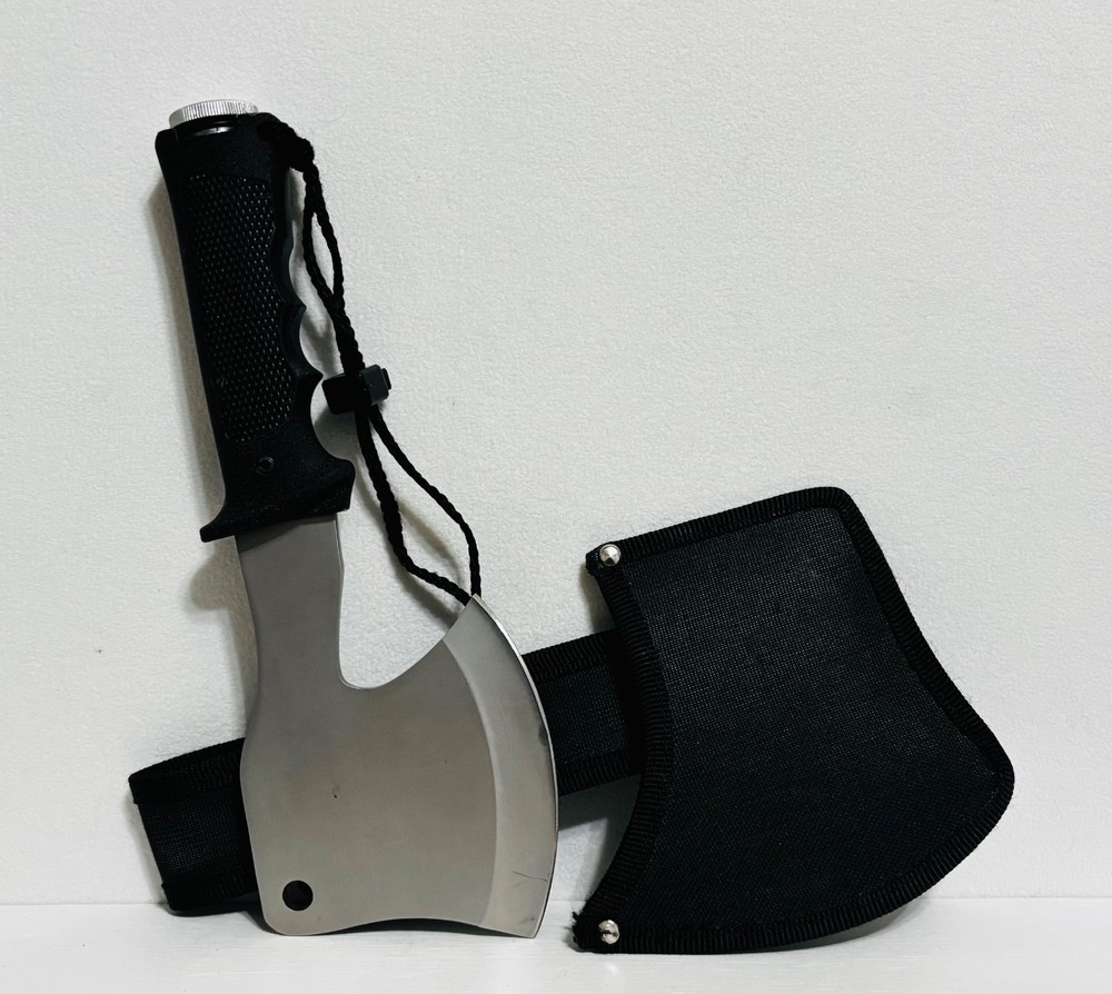 Survival Tactical Hatchet Axe w/ Compass Hollow Handle Emergency Kit Camping Too