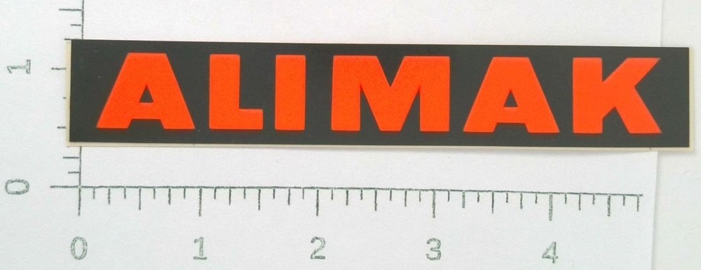 Vintage Alimak Mining Equipment Sticker Decal