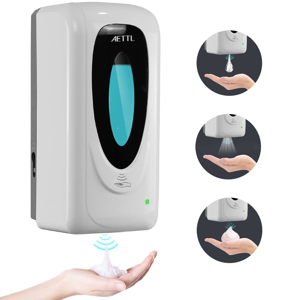 Touchless Automatic Foaming Soap Dispenser Wall Mount Motion Sensor 1306-s