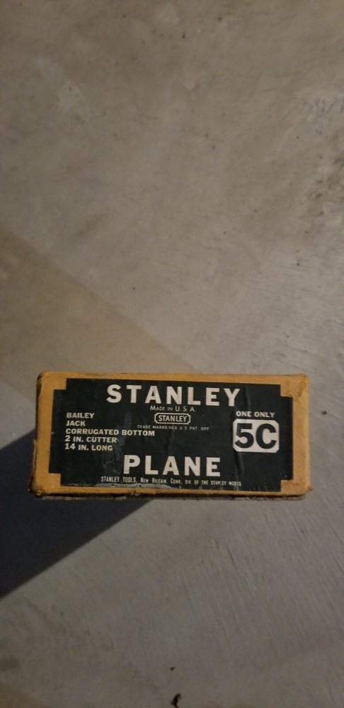 STANLEY BAILEY NO. 5C JACK PLANE W/BOX