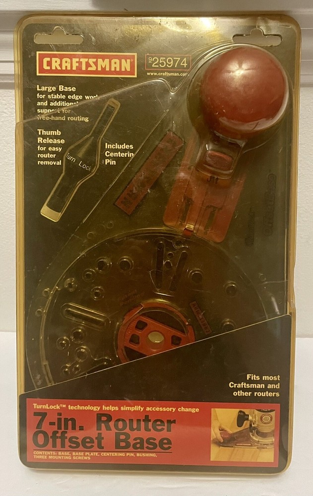 Craftsmen 7-in Router Offset Base 925974 New