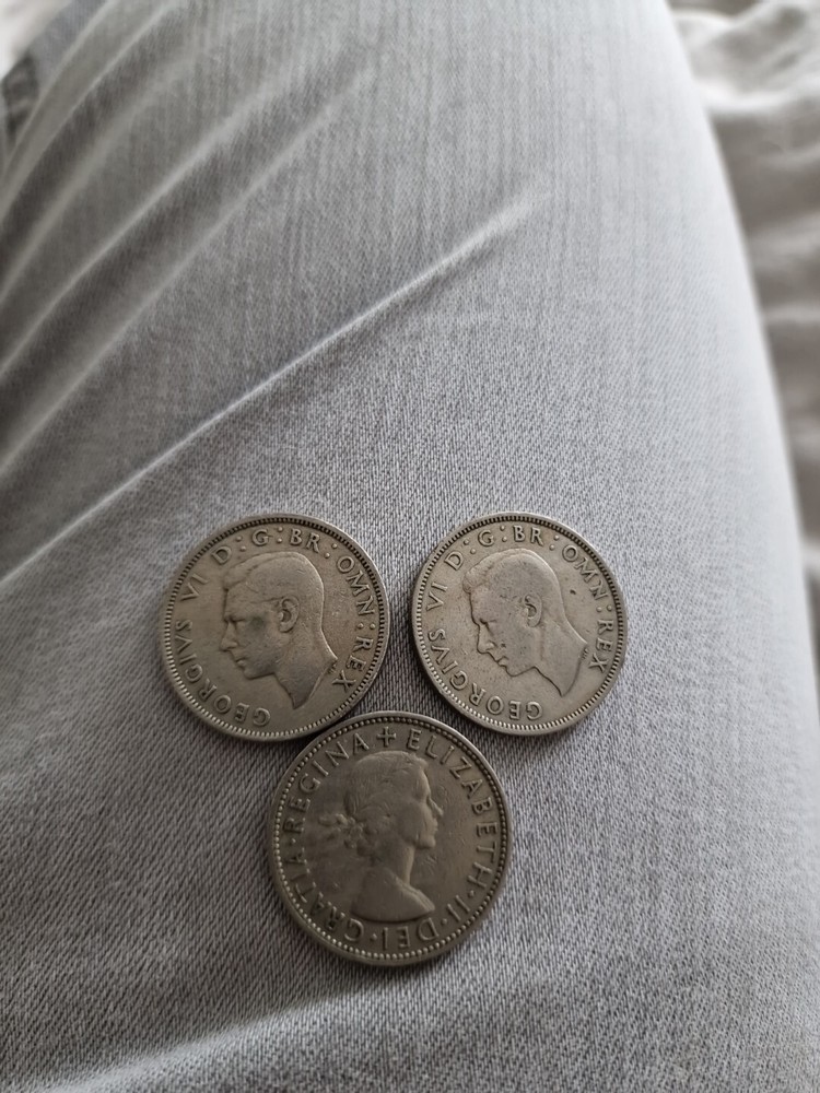Two Shillings Coins X 3