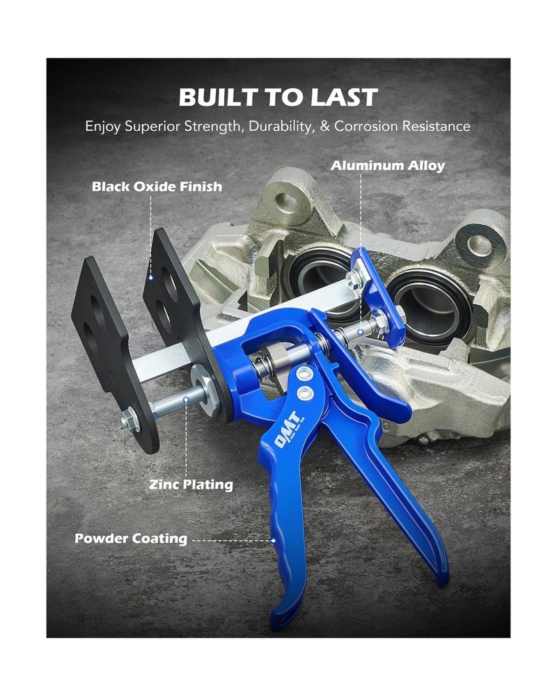 Orion Motor Tech Caliper Piston Compressor Tool, Heavy Duty Brake Caliper Com...