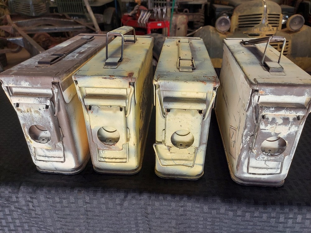 Four Quantity - 30 Cal ammo cans