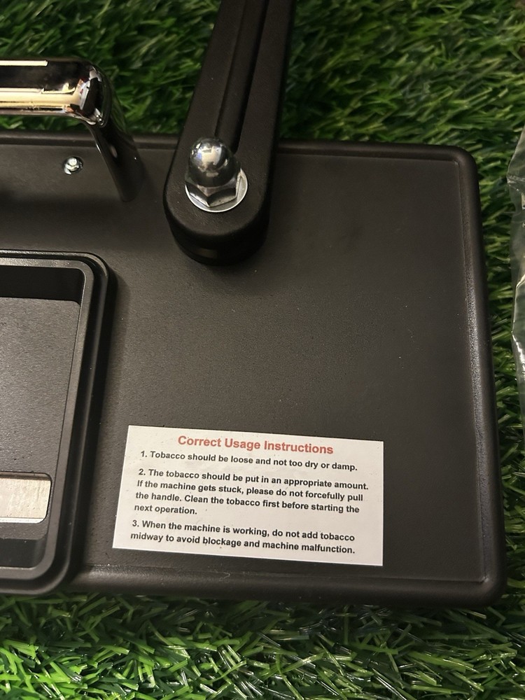 Cigarette Rolling Machine Manual - Tested Works