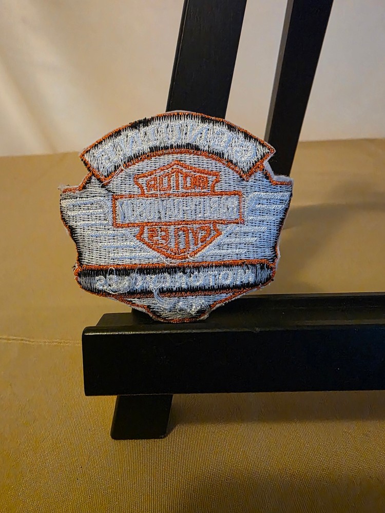 Harley Davidson logo patch vintage