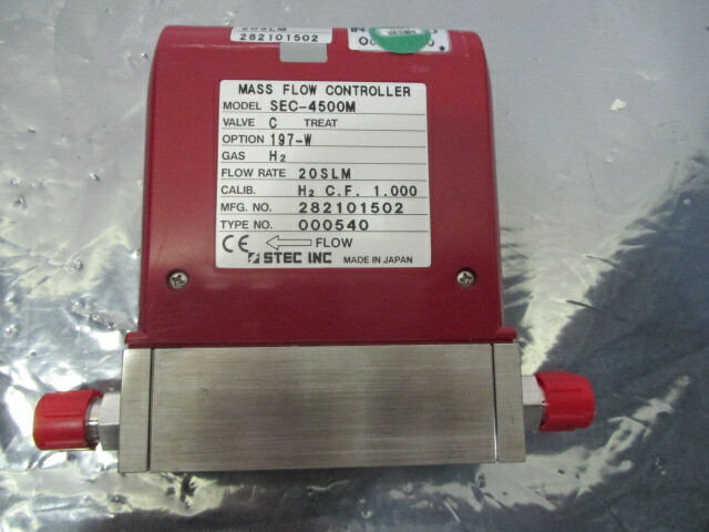 Horiba Stec, SEC-4500M, Mass Flow Controller, 20 SLM H2, 422014