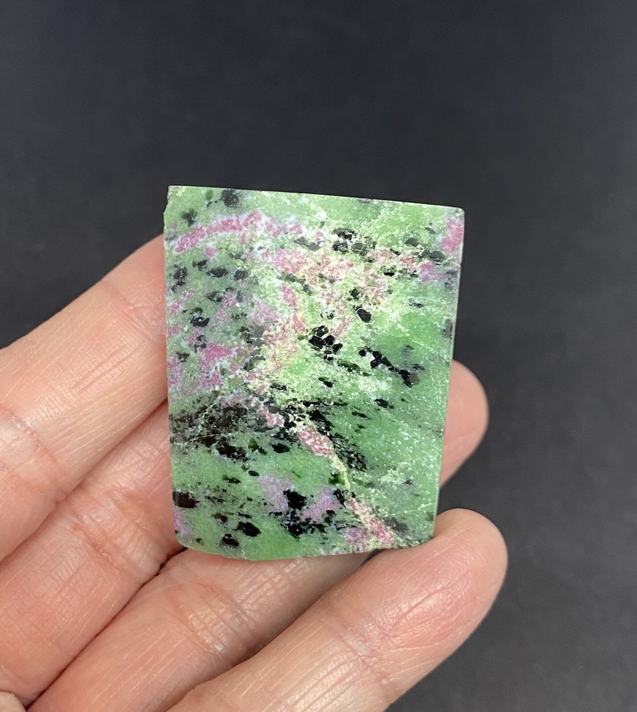 Ruby In Zoisite Genuine Polished Stone From Africa 47g