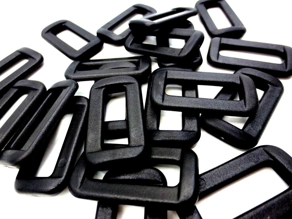 1.5", 38mm Wide Strap Loop Connector For Webbing, Durable Plastic Free Shipping!