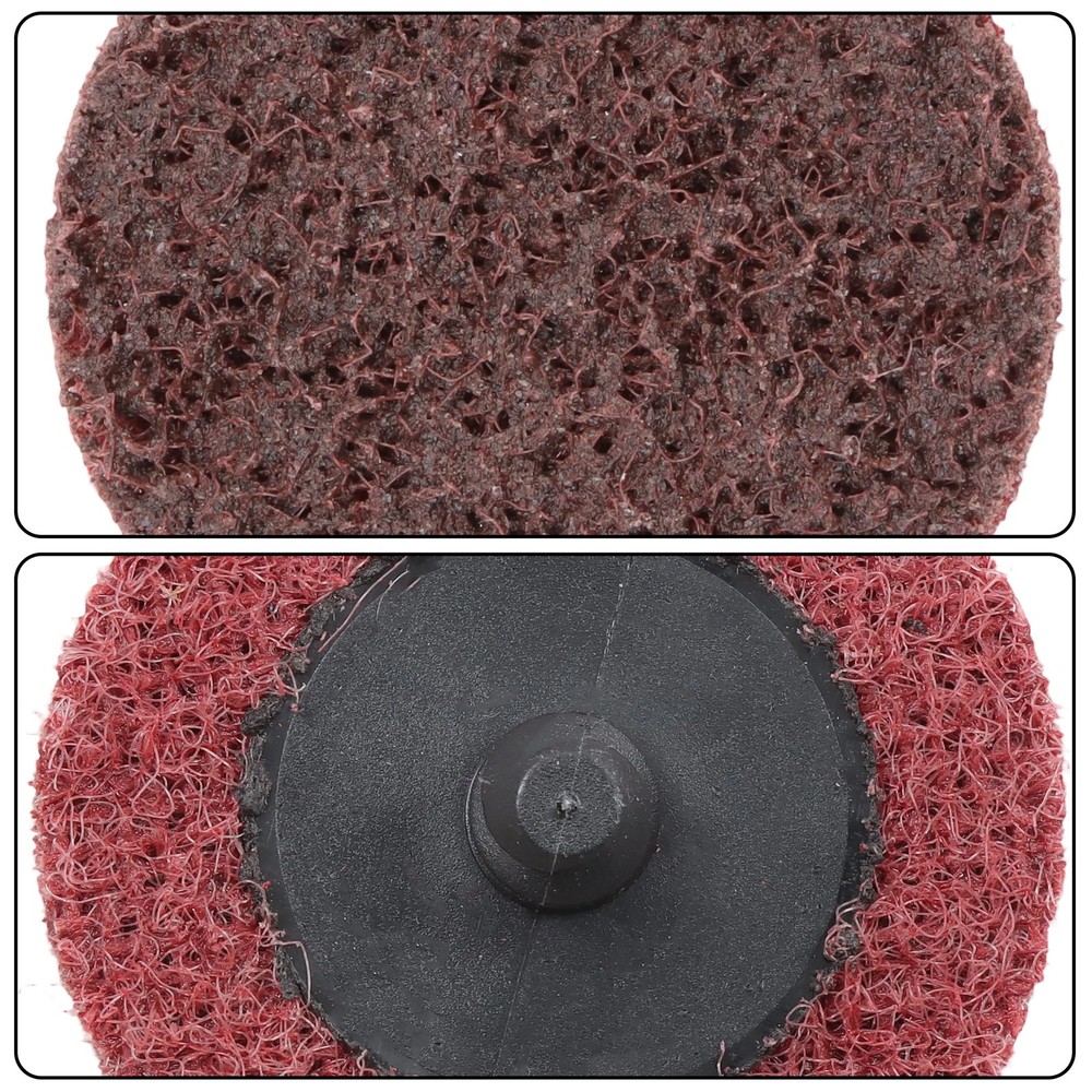 25 Pcs 2 Inch Medium Prep Pad Discs Surface Conditioning Quick Change Discs