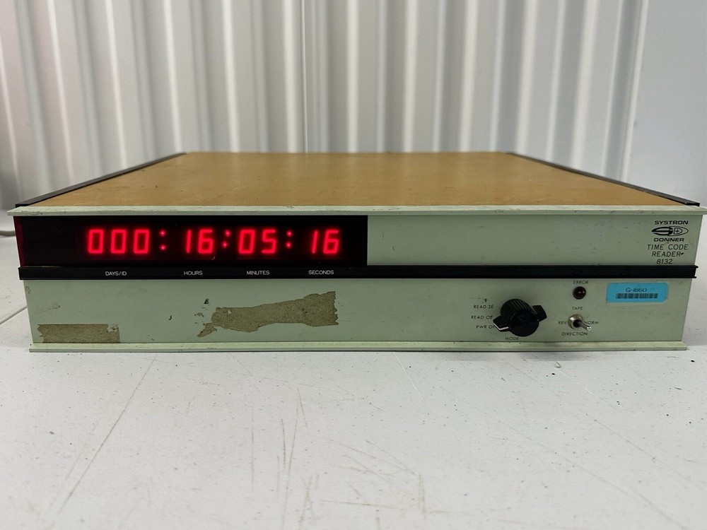 Systron Donner Time Code Generator Model 8132