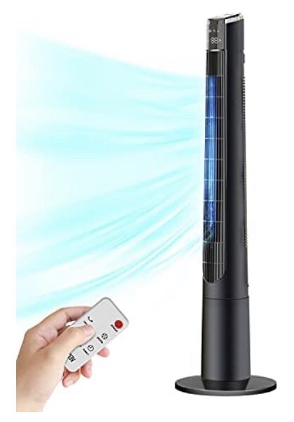 oscillating tower fan with remote