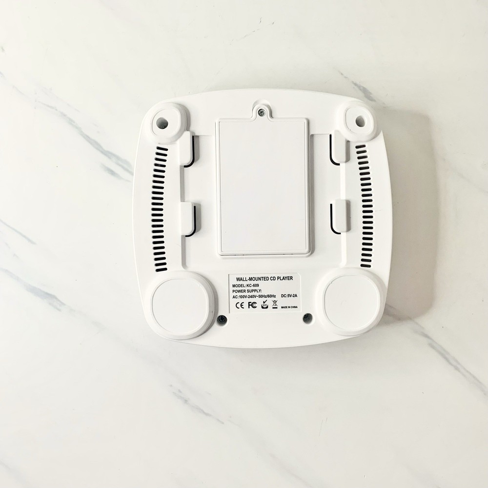 Kecag Wall Mounted CD Player Bluetooth KC-609 White